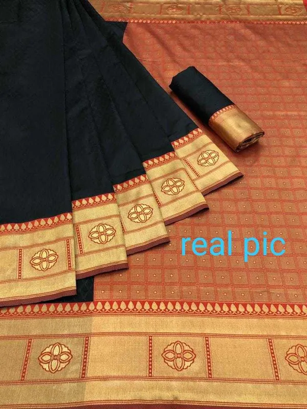 Dark_Blue_Woven_Kanjivaram_Silk_Saree_with_Saree_Cover